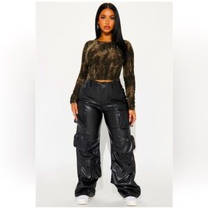 Fashion Nova Distressed Top
